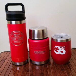 Honda Branded Yeti Rambler 18oz Bottle w/ Chug Cap /Soup Thermos/Insulated Cup